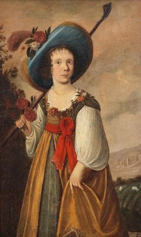 Portrait Of A Girl Traditionally Identified As Miss Elizabeth Morrison