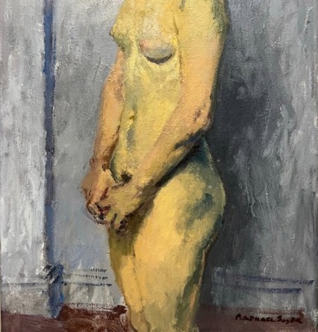 Standing Female Nude By Raphael Soyer On Artnet