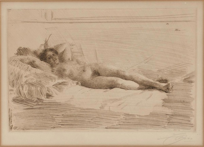 A Female Nude By Anders Zorn On Artnet