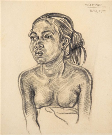 A Balinese Half Nude By Rudolf Bonnet On Artnet