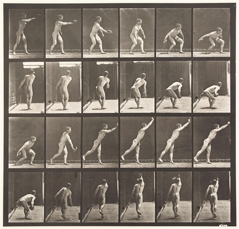 Nude Man Throwing An Iron Disk Plate By Eadweard Muybridge On Artnet