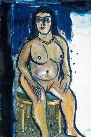 Untitled Seated Nude By Francis Newton Souza On Artnet