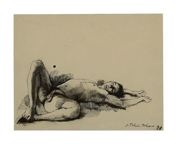 Reclining Male Nude By Pavel Tchelitchew On Artnet