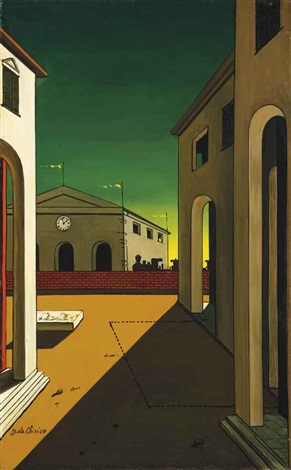 Piazza DItalia Con Piedistallo Vuoto By Giorgio De Chirico On Artnet