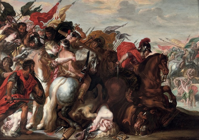 The Battle Of The Amazons By Peter Paul Rubens On Artnet