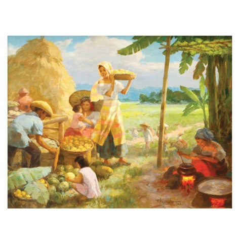 Harvest Time By Fernando Amorsolo On Artnet