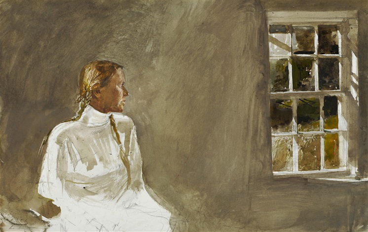 White Dress By Andrew Wyeth On Artnet