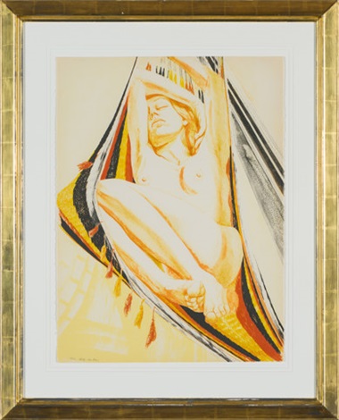 Nude On Hammock By Philip Pearlstein On Artnet