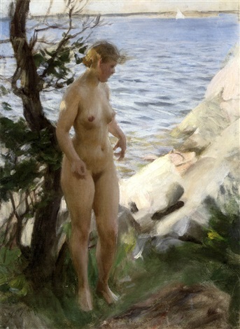 Naken P Strand Nude At The Beach By Anders Zorn On Artnet