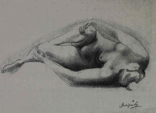 RECLINING NUDE By Alexander Archipenko On Artnet