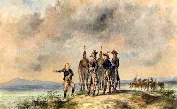 Dismounted French Officers Discussing The Battle Strategy By Louis Emile Benassit On Artnet