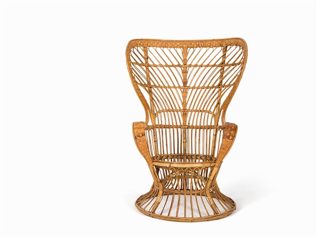 Large Wicker Chair by Lio Carminati and Gio Ponti on artnet