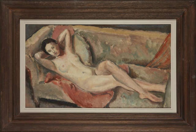 Reclining Nude On A Couch By Bernard Meninsky On Artnet