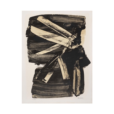 Lithographie N By Pierre Soulages On Artnet