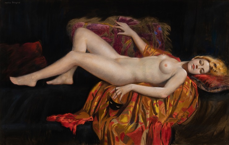 Reclining Nude By Gustave Brisgand On Artnet