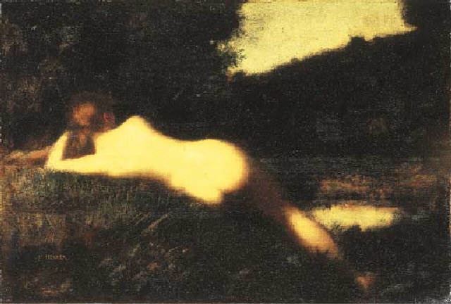 Reclining Nude By Jean Jacques Henner On Artnet