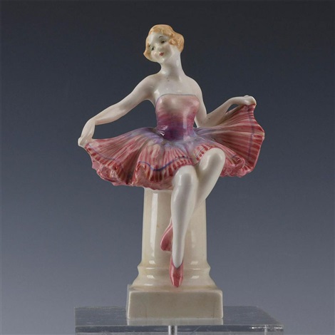 ROYAL DOULTON FIGURINE COLUMBINE HN1296 By Leslie Harradine On Artnet