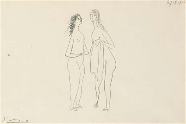 Deux Nus Debout By Pablo Picasso On Artnet