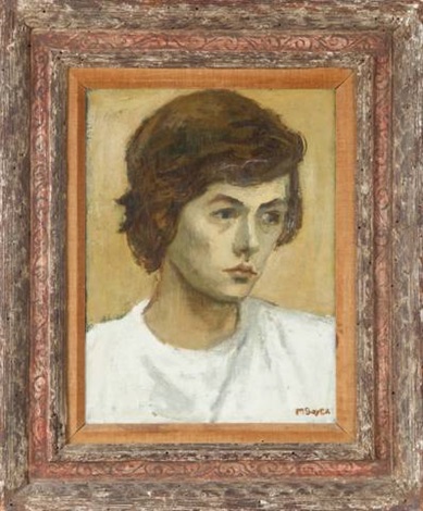 Portrait Of A Brunette By Moses Soyer On Artnet