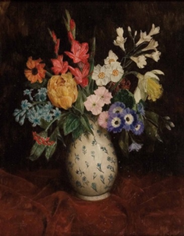 Wiesenblumen In Vase By Joseph Jost On Artnet