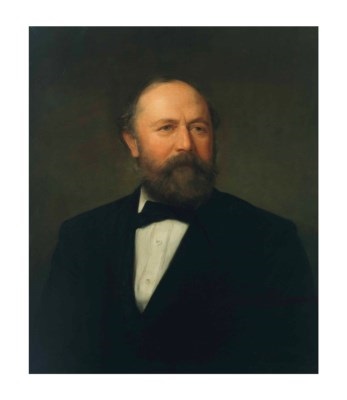 Portrait Of President James Garfield By Eastman Johnson On Artnet