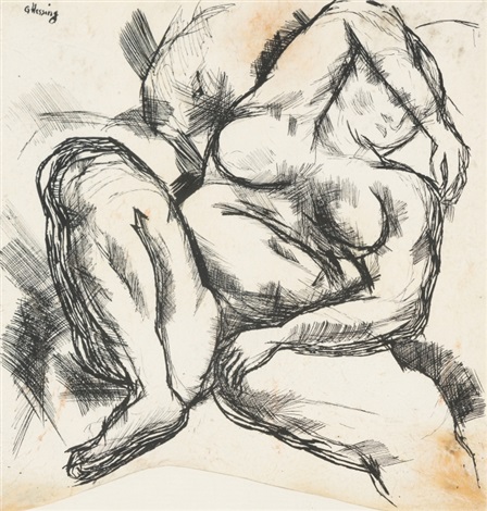 Reclining Nude By Gustav Hessing On Artnet