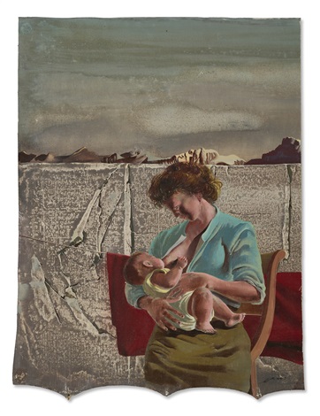 Stillende Mutter Breastfeeding Mother By Hans Erni On Artnet