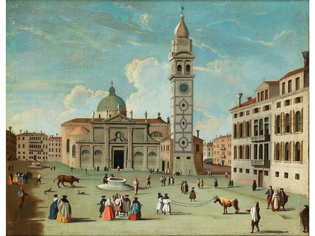 Venedig Campo Di Santa Maria Formosa By Johann Richter On Artnet