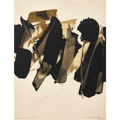 Lithographie Nr By Pierre Soulages On Artnet