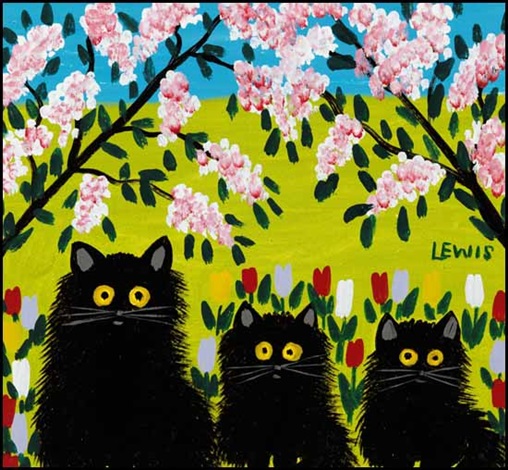 Three Black Cats By Maud Lewis On Artnet