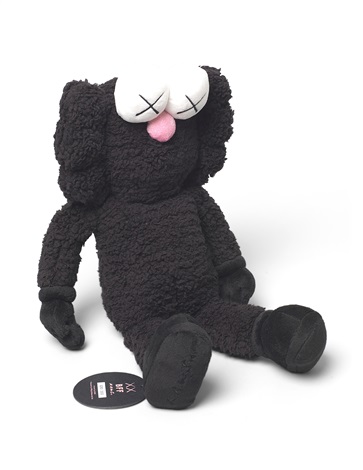 kaws bff black plush