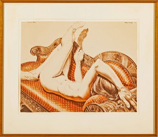 Nude On Chaise By Philip Pearlstein On Artnet