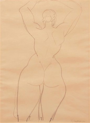 Nude Back View Arms Overhead By Gaston Lachaise On Artnet