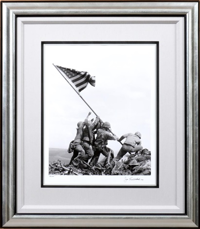 MARINES RAISING THE FLAG AT IWO JIMA 1945 By Joe Rosenthal On Artnet