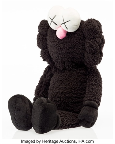 kaws bff black plush