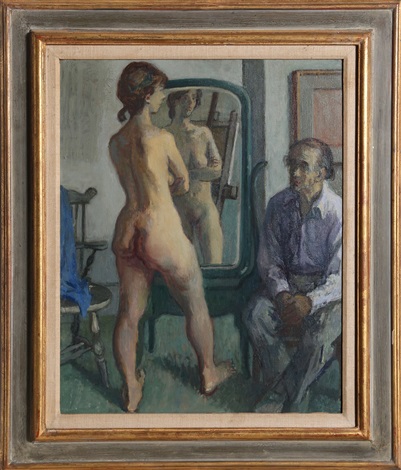 H G With Standing Nude By Moses Soyer On Artnet