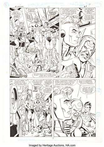 Dan Jurgens And Brett Breeding Superman 65 Story Page 7 Original Art Dc Comics 1992 By Dan Jurgens On Artnet