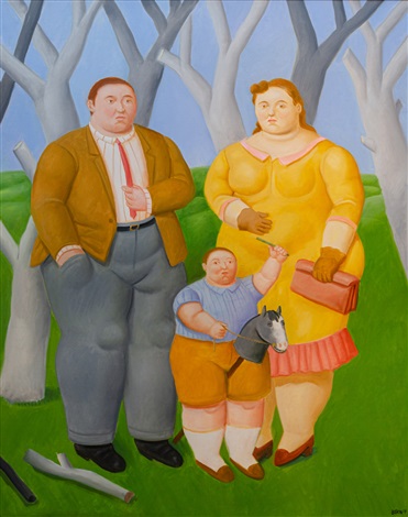 Familia En El Campo By Fernando Botero On Artnet