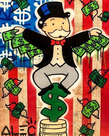 American Money Wing By Alec Monopoly On Artnet