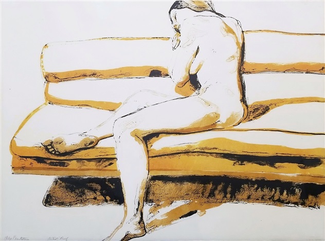 Nude On Couch By Philip Pearlstein On Artnet