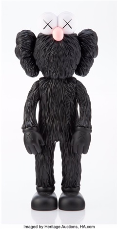 kaws bff black plush