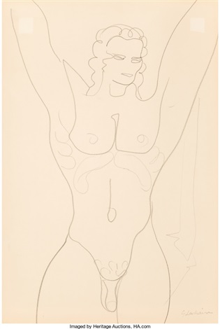 Standing Male Nude Lincoln Kirstein By Gaston Lachaise On Artnet