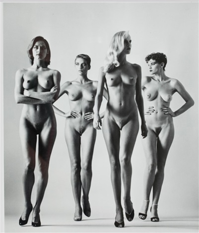 Sie Kommen Nude Facing By Helmut Newton On Artnet