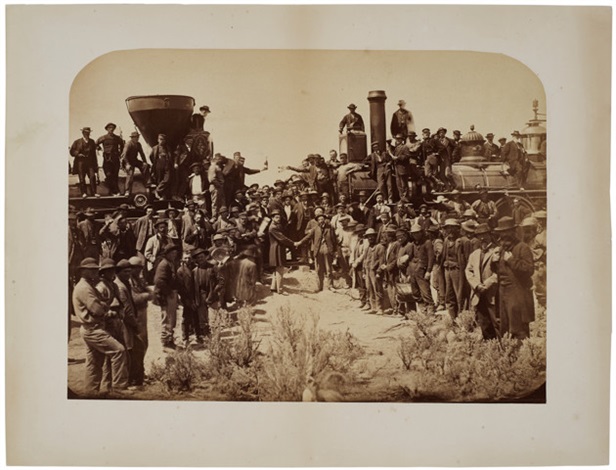 Golden Spike Ceremony, Promontory Point, Utah May 10,1869 by Andrew ...