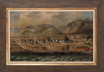 View of Cincinnati in 1800 by Arnold Holthaus on artnet