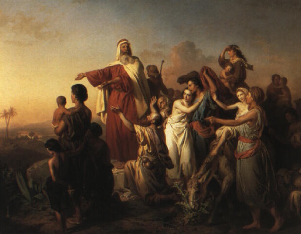 Moses leading the Israelites out of Egypt by József Molnár on artnet