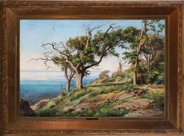 Summerday with a view towards the sea by Carl Frederik Peder Aagaard on ...