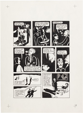 Persepolis Original Book Art, page 19 by Marjane Satrapi on artnet