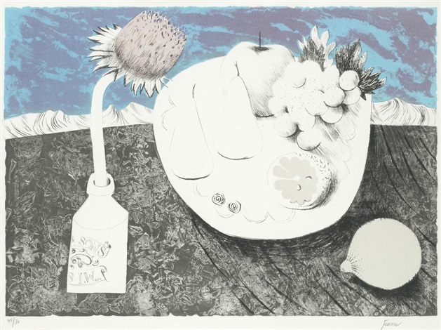 Figs Etching Table by Mary Fedden on artnet