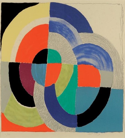 Rythme coloré by Sonia Delaunay on artnet